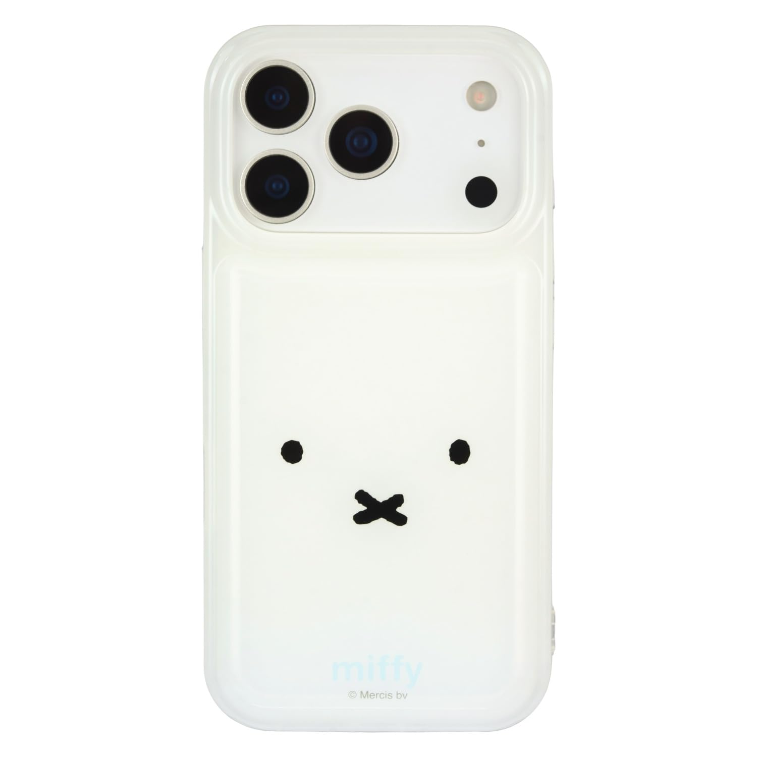 Gourmandies Miffy IIIIfit Clear iPhone 17 Pro Compatible Case Face